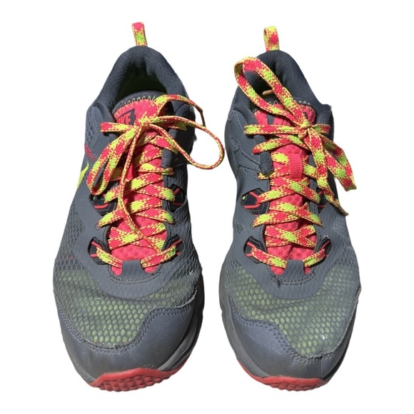 Nike Dual Fusion Trail Multicolor Running Shoes Well Worn Size 8 - Picture 1 of 6